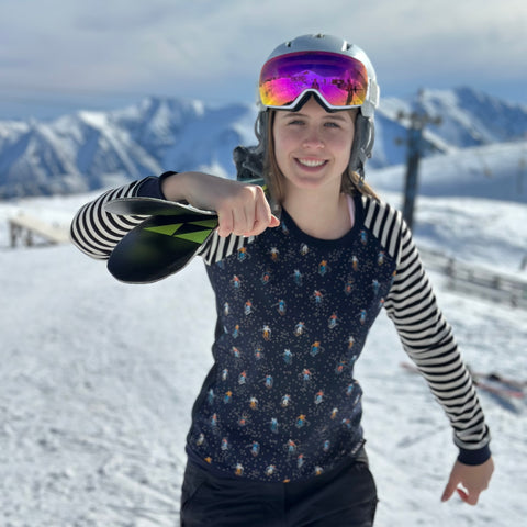 Skier L/S Base Layer - Stripe