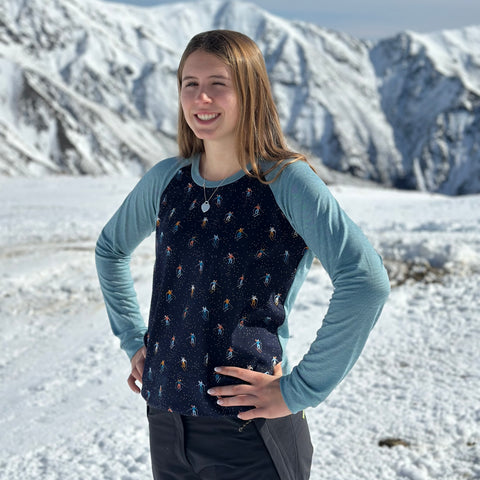 Skier L/S Base Layer - Denim