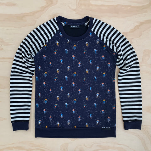 Skier L/S Base Layer - Stripe