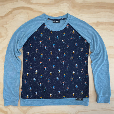 Skier L/S Base Layer - Denim