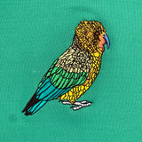 Kea in Green Mid Layer